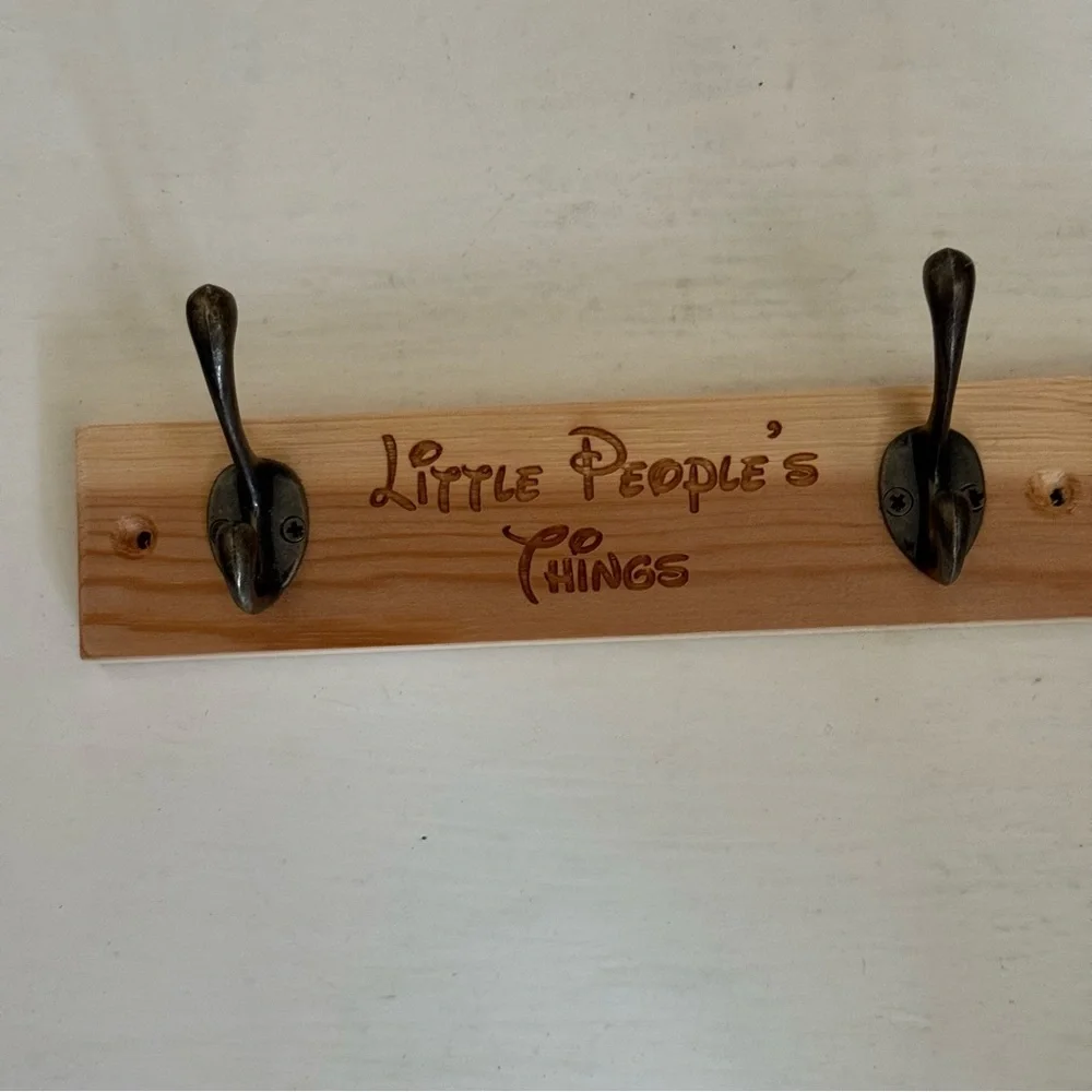 Little People's Things Wooden Wall Hook